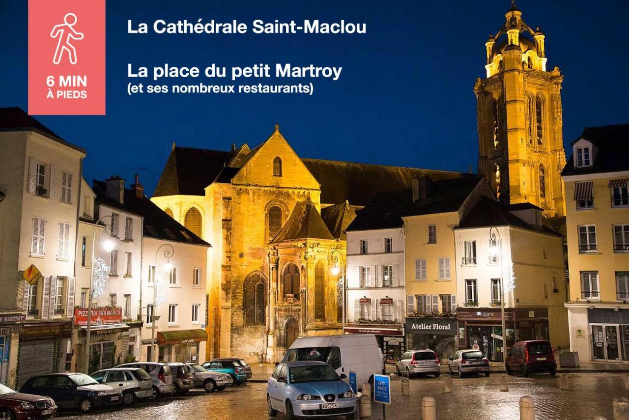 Apartamento Studio Cosy En Plein Coeur Historique De Pontoise Exterior foto