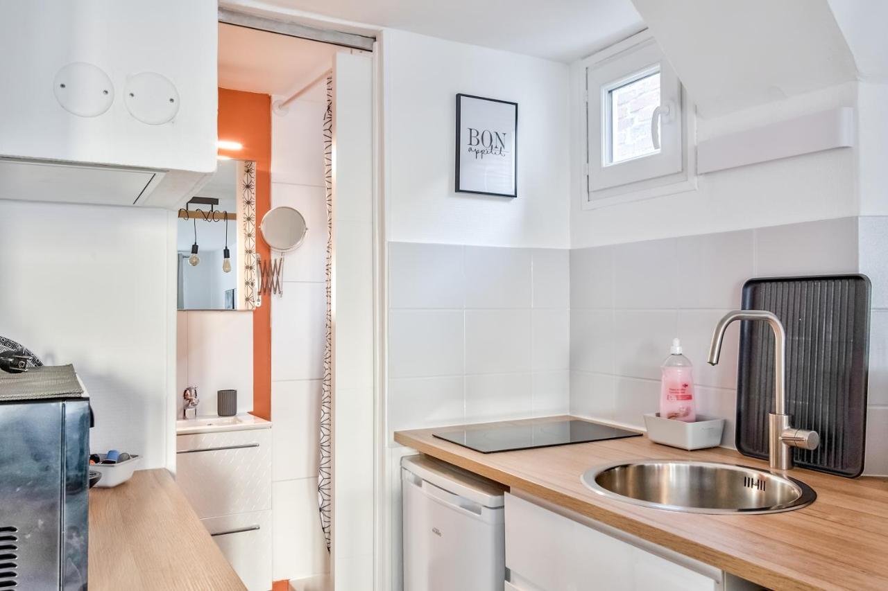 Apartamento Studio Cosy En Plein Coeur Historique De Pontoise Exterior foto
